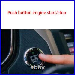 12V Car Keyless Entry Engine Start Alarm System Push Button Remote Stop Harness