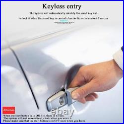 12V Car SUV Keyless Entry System Engine Start Alarm System Push One-button Start