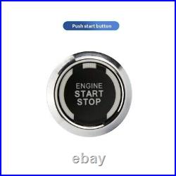 2 Way Car Alarm LCD Display Remote Start Push Button Microwave Sensor