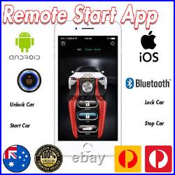 2 Way Car Alarm Remote Push Start / Stop Keyless Entry for iPhone & Android app