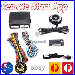 2 Way Car Alarm Remote Push Start / Stop Keyless Entry for iPhone Android app