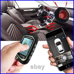 2 Way LCD Car Alarm Security System with Remote Start System Mobile Phone and