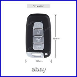 Auto car alarm PKE remote start push button keyless entry security alarm system