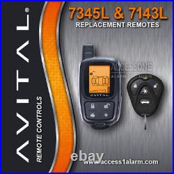 Avital 7345L 2-Way LCD Remote Control And 7143L Companion Remote For 3305L NEW