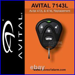 Avital 7345L 2-Way LCD Remote Control And 7143L Companion Remote For 3305L NEW