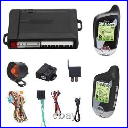 CarBest Vehicle Security Paging Car Alarm 2 Way LCD Sensor Remote Engine Star