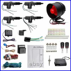 Car Alarm Remote System Central Lock Keyless Power Security Burglar System Kit