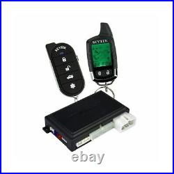 Car Alarm Security System, Keyless Entry 2-Way LCD Remote Start Scytek A4.2W