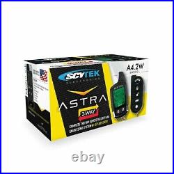 Car Alarm Security System, Keyless Entry 2-Way LCD Remote Start Scytek A4.2W
