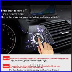 Car Alarm Security System Keyless Entry Engine Start Push Button Remote With2 Keys
