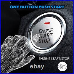 Car Anti-Theft Alarm Remote Starter System PKE Keyless Entry BT Remote Engine St