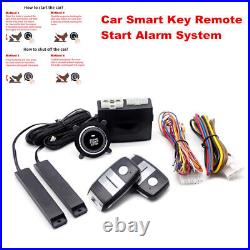 Car Keyless Entry Engine Remote Start Alarm System Push Button Stop APP Control