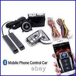 Car Keyless Entry Engine Start Stop Alarm System Phone APP Remote Control PKE