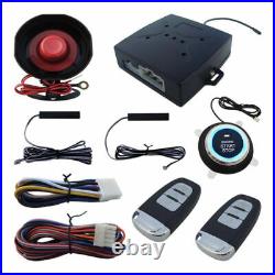Car Truck Alarm System PKE Passive Keyless Entry Remote Auto Starter Push Button