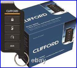 Clifford 5606X 5 Button LED 1 way Alarm & Remote Start with DB3 Bypass Module