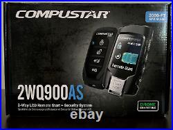 Compustar CS2WQ900-AS 2Way LCD + BLADE-AL Bypass Remote Start Security Alarm NEW