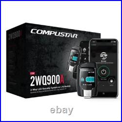 Compustar CSX2WQ900-A All-In-One 2-Way LCD Keyless Security System with LTE Module