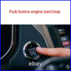 DC 12V Car Keyless Entry System Engine Start Push Button Alarm Remote Starter