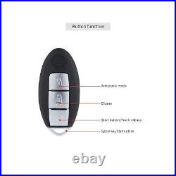 EASYGUARD EC002-NI Smart Key car Alarm System Remote Engine Start Push Button
