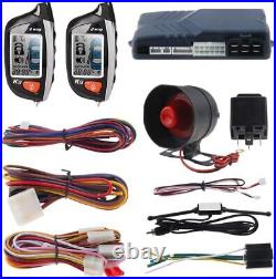 EASYGUARD EC200-K9 2 Way Car Alarm System with LCD Pager Display Remote Engine S