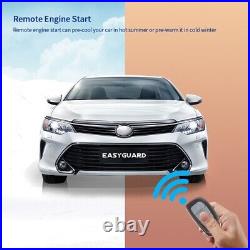 EASYGUARD HY Auto alarm PKE Remote Start Push Start Button NFC lock unlock DC12V