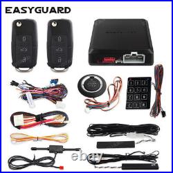 EASYGUARD PKE car alarm remote control push to start button remote starter alarm