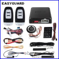 EASYGUARD PKE car alarm system auto lock remote start push button Password Entry