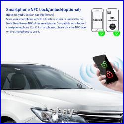 EASYGUARD Smartphone APP car alarm remote starter with PKE push start button NFC