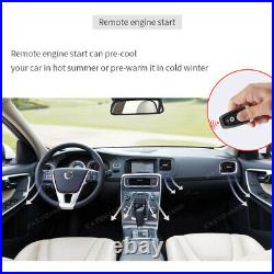 EASYGUARD car alarm system remote engine start push button pke keyless entry 12V