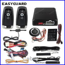 EASYGUARD keyless entry push button start car alarm and remote start pke alarm