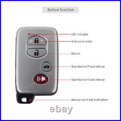 EASYGUARD pke car alarm remote start with keyless entry push button start stop