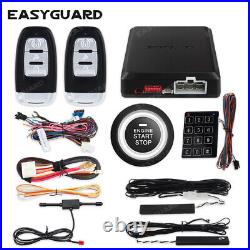 EASYGUARD security car alarm system remote start keyless entry push to start kit