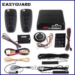 EasyGuard car alarm PKE system distance start finger start remote trunk open