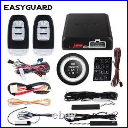 Easyguard PKE Car Alarm System Remote Start Proximity Unlock Ignition start