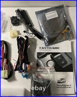 Easyguard Remote Start Stop PKE Car Alarm System Keyless Entry Push Button Kit