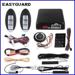 Easyguard smart key PKE car alarm system auto start proximity unlock keyless go