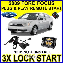 Js Alarms Remote Start Plug and Play Car Starter For 2009 Ford Focus FO1A