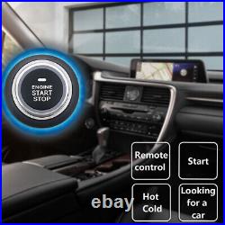 Keyless Entry Car Engine Start Alarm Security System Push Button Remote Control