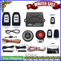PKE Passive Keyless Entry Car Alarm System with Remote Start & Trunk Release