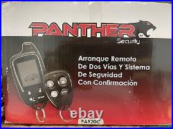 Panter Car Alarm System PA920C Two Way Remote Security System