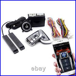 Push Button Kit Car Remote Starter Stop Anti Theft Alarm Motor Engine Lock Black