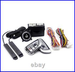 Push Button Kit Car Remote Starter Stop Anti Theft Alarm Motor Engine Lock Black