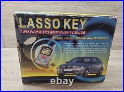 RARE VINTAGE LASSO KEY TWO WAY AUTO LOCKING AND SECURITY (No Remote Start)