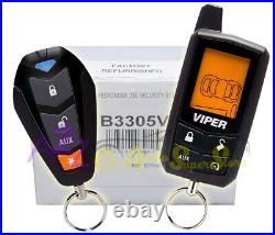 Refurbished Viper B3305v LCD 2-way Responder LCD Remote Car Alarm Keyless Entry