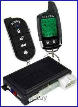 Scytek Car Alarm Security System, Keyless Entry 2-Way LCD Remote Start