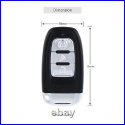 Security PKE car alarm system passive keyless entry remote start push button 12v