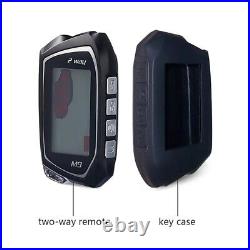 Universal 2 Way LCD Car Alarm System Remote Starter Keyless Entry Auto-lock Door