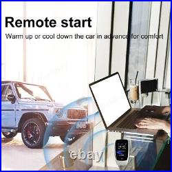 Universal LCD Smart Key Car Alarm Start Stop Keyless System Remote Start Kit