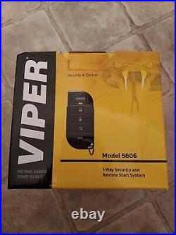 Viper 5606V 1 Way Car Alarm Security and Remote Start System