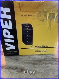 Viper 5606V 1-Way Security Car Alarm and remote start with added 7756 2 way LCD